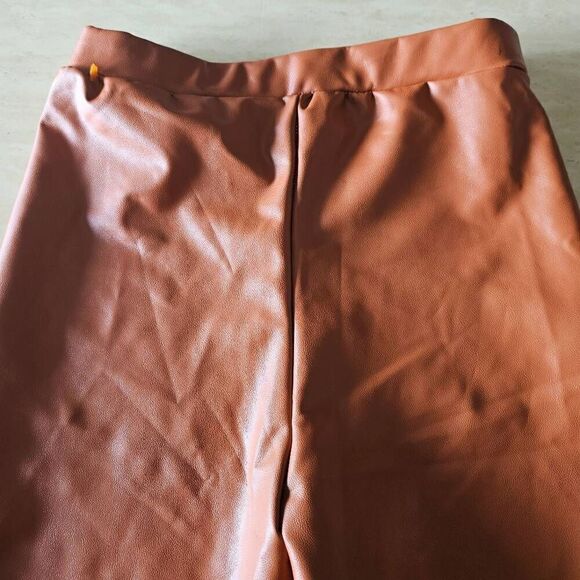 Weissman NWOT adult extra small brown dance shorts costume lyrical contemporary - Picture 2 of 6